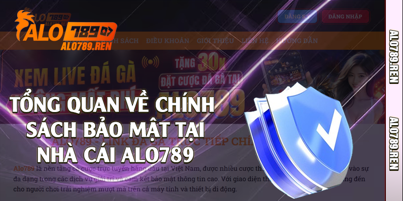 Tổng quan về chính sách bảo mật tại nhà cái Alo789